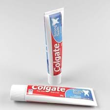 Tooth Paste Tube Toothpaste Bathroom Accessories 3d Model
