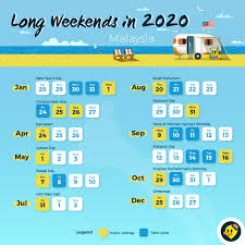 These dates may be modified as official changes are announced, so please check back regularly for updates. 12 Long Weekends In 2019 For Malaysians C Letsgoholiday My