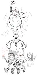 Captain Underpants Art By Celebi9 Tumblr Captain Underpants Cartoon Illustration Cartoon Crazy