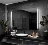 Miroir de salle de bain avec LED - Prague - 140 cm x 60 cm