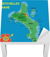 Besichtigen sie goexploreseychelles.com um weitere information zur karte der seychellen zu finden. Fototapete Carte Mahe Seychellen Pixers Wir Leben Um Zu Verandern