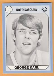 George Karl North Carolina Tar Heels 1990 Card #147 Penn Hills Pennsylvania  11I