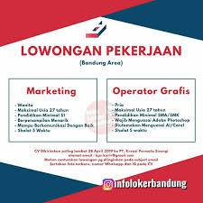 Ternyata pesona cut keke seolah tidak pernah luntur ya. Lowongan Kerja Pt Kreasi Permata Sinergi Bandung April 2019 Info Loker Bandung 2021