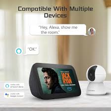 Amazon.com: WiFi Security Camera Indoor,2K Cameras for Home Security,355°  Pan/Tilt Pet Camera for Dog Cat,Compatible with Google Assistant &  Alexa,Night Vision,2-Way Audio,Motion Detection,TF Card & Cloud Storage :  Electrónica