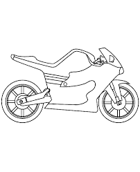 Easy simple motorcycle coloring pages. Simple Coloring Page Of Motorbike Topcoloringpages Net