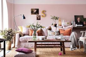 Photo By Clive Tompsett Pink Living Room Brown Living Room Decor Pastel Living Room