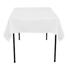 52 Inch X 52 Inch White 52 X 52 Square Tablecloths White Table Cloth Square Tablecloth Table Cloth