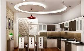 This modern fixture features subtle curves in the three overlapping blades and a 20w integrated led downlight delivering 1600 lumens of output from an etched glass shade. 10 Best Kitchen False Ceiling Designs You D Love To Try
