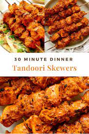 Tandoori Chicken Skewers Moribyan Recipe In 2021 Barbecue Chicken Recipe Fried Chicken Dinner Tandoori Chicken