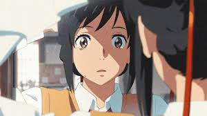 Name gif | you can write anything you want on animated gif images. Your Name Crying Gif By All The Anime Anime Limited Find Share On Giphy