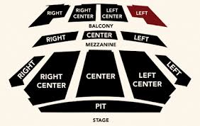 Seating Chart The F M Kirby Center For The Performing Arts