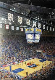 If you're looking for more backgrounds then feel free to browse around. University Of Kansas Jayhawks Allen Fieldhouse Basketball Limited Edition Pen And Ink And Watercolor Art Print By John Stoeckley Reflections