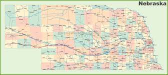Check spelling or type a new query. Road Map Of Nebraska With Cities