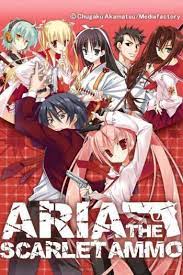 Aria The Scarlet Ammo Hidan No Aria Tokyo Is On Edge Due To A Rash Of Recent Killings Targeting Butei Armed Mercen Anime Anime Characters Aesthetic Anime