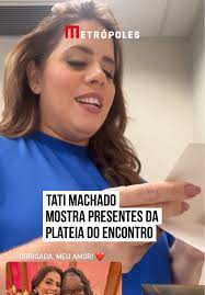 🥰 #TatiMachado usou as redes sociais para agradecer pelo carinho de uma  integrante da plateia do Encontro e da colega de trabalho Talitha Morete  por ganhar #presentes para o primeiro filho, Rael, do ...