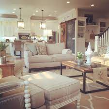 Staging decorating cheap open concept ugh. Modern Farmhouse Living Room Open Concept To Kitchen Interior Design B Farm House Living Room Modern Farmhouse Living Room Decor Modern Farmhouse Living Room