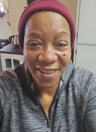 Dog playing in the snow