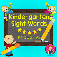Teach your child this english vocabulary words with pictures and help them to write and speak easily. Kindergarten Sight Words Powerpoint 1st Quarter On Pdf File By Star Kids