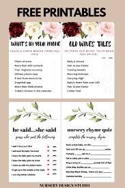 Get to know each phase of your cycle to make conception faster and easier. 44 Free Baby Shower Games Printables So Fun To Play Nursery Design Studio