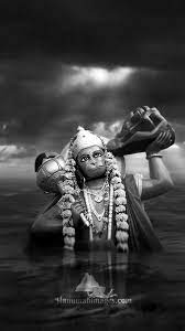 Hindu 1080p, 2k, 4k, 5k hd wallpapers free download, these wallpapers are free download for pc, laptop, iphone, android phone and ipad desktop Shree Hanuman With Parvat Black And White Wallpaper Hanuman Images