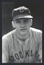 BERT HAAS Real Photo Postcard RPPC 1937 Brooklyn Dodgers George Burke