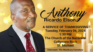 A Homegoing Ceremony for the Life of Anthony Elson
