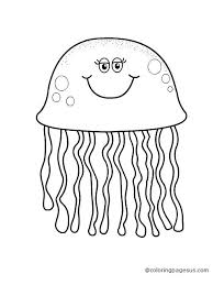 Maybe you would like to learn more about one of these? Jellyfish Coloring Pages Coloring Home