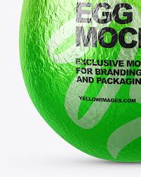 Foil chips bag packaging psd mockup file which comes with neat layers that allow you to easily customize the bag and if you're looking for a stylish packaging design for snacks, look no further. Egg In Metallic Foil Mockup In Packaging Mockups On Yellow Images Object Mockups