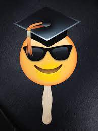 Graduation Limited Edition Emoji On A Stick Smiley Photo Booth Prop Approx 6 Wide 11 12 High Pre Assembled Emoticons Emojis Smiley Funny Emoji Faces