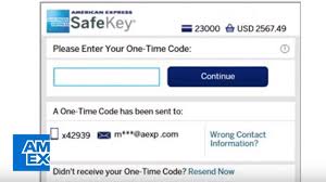 The cid and csc numbers are required. Safekey Secure Online Shopping American Express