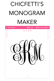 monogram maker make your own