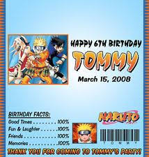 Naruto Party Supplies Ebay Baby Boy 1st Birthday 1st Boy Birthday Naruto Birthday