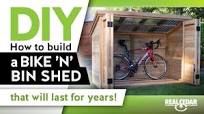 Bike 'n' Bin Shed - RealCedar.com