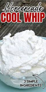 You know you … (cannot/must not) buy health. Easy Homemade Whipped Cream Homemade Cool Whip