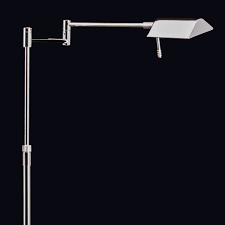 Lese Stehleuchte 9614 Aus Messing Mit High End Led Und Dimmer