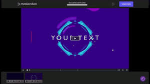 Free Online Intro Maker Create Your Own Intro In Minutes Motionden