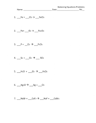 Each balancing equations worksheet answers is combined with handy teachers notes with answers. 54 Astonishing Balancing Chemical Equations Practice Worksheet Samsfriedchickenanddonuts