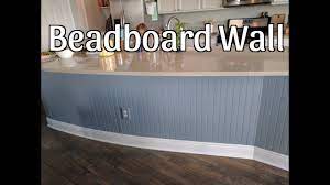This post focuses on bead board wainscoting; Beadboard Wall On Kitchen Island Youtube