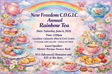 New Freedom C.O.G.I.C. Annual Rainbow Tea