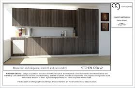 In kitchen cabinets design, we can consider varied sizes and shapes of kitchen cabinets design, such as wall cabinets, which are those attached to upper portion of the wall, base cabinets, which rest on the floor and rise to about waist level, and tall cabinets, which run from floor up to 1.52 m (5 feet). Kitchen Cabinets Design Visualarq