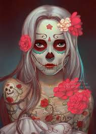 Skull Art Sugar Skull Art Art