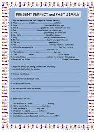 (she started to teach in 2003. English Esl Present Perfect Or Past Simple Tense Worksheets Most Downloaded 260 Results