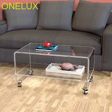 Rolling coffee table w/ storage. Clear Waterfall Acrylic Rolling Tv Stand On Wheels Lucite Occasional Side Coffee Tea Tables 2 Size Options Coffee Tables Aliexpress