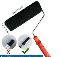 BANCOO 9" Drywall Compound Roller, Drywall Texture Roller Brush | Nylon  Fiber Brush | Paint Roller for Putty, diatomaceous Earth, molding Paste, ...