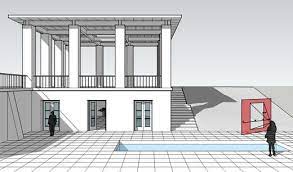 Perspective Resources 3d Model Of Perspective Construction House Design Perspective Drawing Perspective