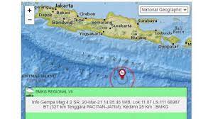 Gempa disebutkan terjadi di pacitan, jawa timur, pada pukul 04.07 wib. Dua Gempa Bumi Terjadi Di Pacitan Jawa Timur Hari Ini Terbaru Pukul 14 05 Wib Berkekuatan 4 2 Sr Tribun Jabar