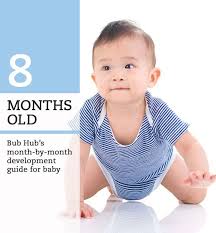 What Should My 8 Month Old Baby Be Doing 8 9 Month Milestones Bub Hub 8 Month Old Baby 8 Month Old Baby Activities Baby Development