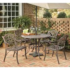 Ovios 4 pieces set is a modern and contemporary patio furniture sets with thick cushions, beautiful looks, fashionable design for comfort. Outdoor Dining Table Set Lowes Novocom Top