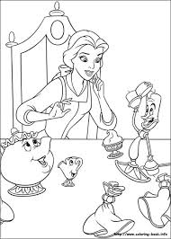 Dibujos Para Colorear Bella Y Bestia