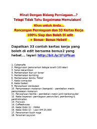 For your search query pembentangan rancangan perniagaan jus 101 cucicuci bersih mp3 we have found 1000000 songs matching your query but showing only top 10 results. Kertas Kerja Perniagaan Doc